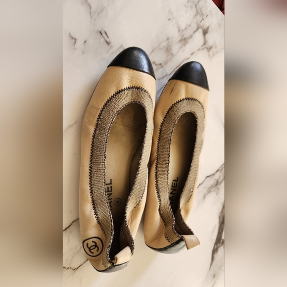 Chanel Ballet Flats Sz 10 - Picture 7 of 9